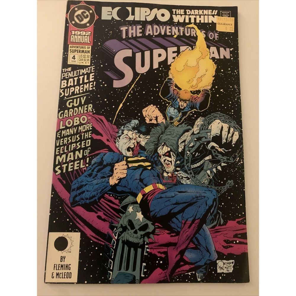 DC Comics The Adventures of Superman Annual 1992 #4 Comic Book Graphic Novel